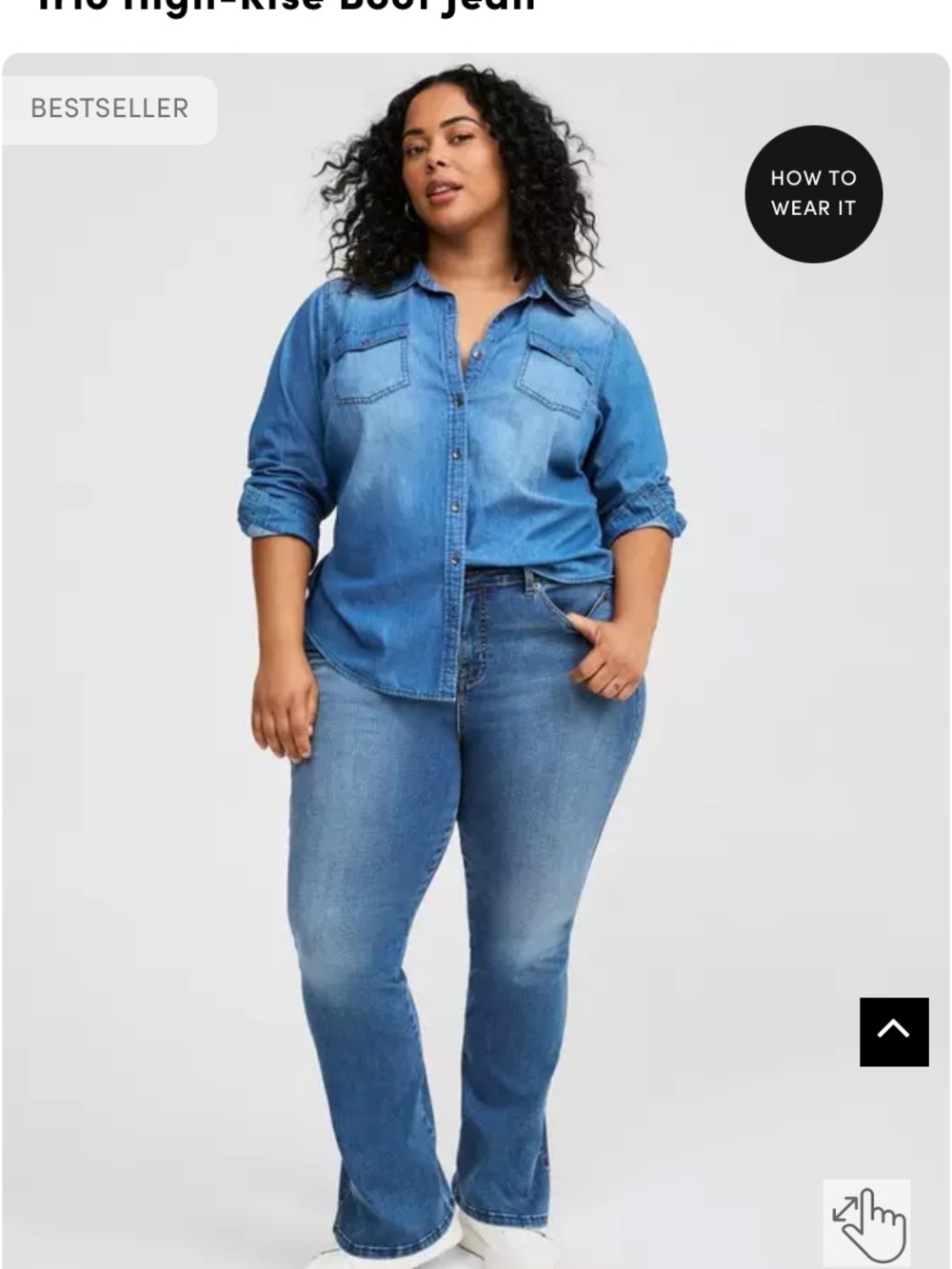 TORRID Trio Fit Slim Boot Limitless Stretch Light Wash Size 28-30